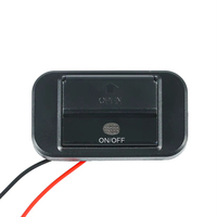 Chargeur de voiture RV, prise de chargeur de voiture, double port QC3.0, port USB, montage en surface, prise de chargeur de voiture, prise d'alimentation 12V avec interrupteur à bouton