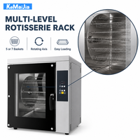 Four à rôtir commercial pour poulet CKG-10 CKG-20, rôtissoire à air chaud en acier inoxydable, contrôle numérique 5-350°C