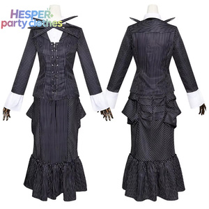 HESPER Halloween Jack Skeleton Costume Men Women Cosplay Masks Featuring Frightening King Animal Ghost Suit Cloak Pants Jumpsuit - Product Image 1