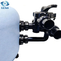 2026 Effizienter Top-Mount-Kunststoff-Sandfilter mit Wasserpumpe 220V Spannung für Schwimmbäder