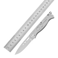 Couteau pliant de poche en acier inoxydable 3Cr13, mini couteau pliant portable, couteau utilitaire pour le camping, la randonnée, la maison et la vie quotidienne