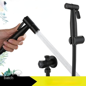 <strong>Factory</strong> Direct Sales Black Spray Gun Toilet Portable Handheld Bidet Toilet Sprayer Set - Product Image 2