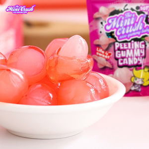 Caramelo de Goma con Sabor a Fruta Al por Mayor, Contenido de Zumo de Melocotón Pelable, Caramelo con Sabor <span class=keywords><strong>Original</strong></span>, Gelatina Pelada - Product Image 4