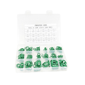 O Ring loại 18 kích cỡ phổ biến 382 pcs màu xanh lá cây O Ring Kit Sửa chữa thủy lực O-ring Bộ NBR <span class=keywords><strong>ORING</strong></span> con dấu Kit - Product Image 6