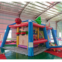 Événements Carnaval 6 en 1 Jeux gonflables pour enfants Sports Jeux de plein air Adultes Jeu de structure Bounce House Commercial