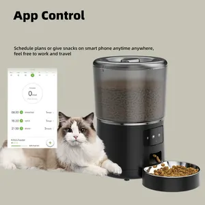 Forniture per animali amazon top sell TUYA APP telecomando dog wifi smart automatic Pet feeder