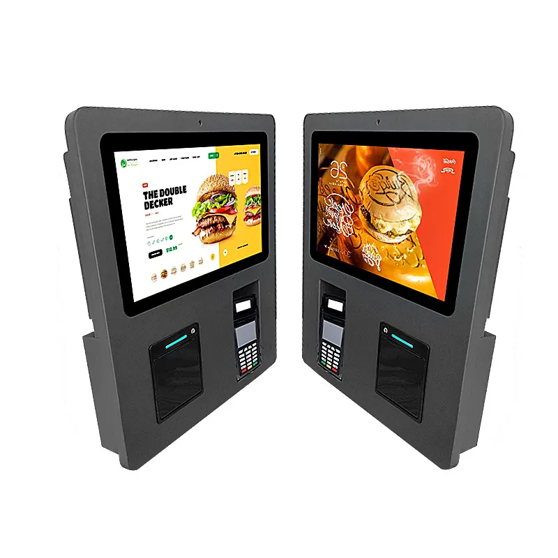 15.6 Inch Automatische Zelfbediening Bestellen Betaling Kiosk Machine/Factuur Betaling Kiosk/Creditcard Lezer Betaling Kiosk Terminal