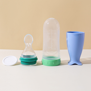 Cuillère de biberon en silicone sans BPA <span class=keywords><strong>pour</strong></span> bébé mangeoire à riz <span class=keywords><strong>pour</strong></span> bébé de 0 à 12 <span class=keywords><strong>mois</strong></span> - Product Image 4