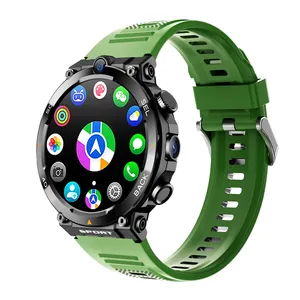 JUPPT 2024 high tech round big screen custom BT calling function smartwatch cheap android leather sport smart watch