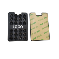 Nouveau design 2026 – Support de carte de crédit/identité en silicone à ventouse – Accessoire de téléphone portable – Étui pour carte mobile