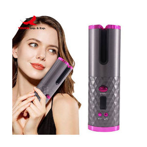 Rizador de Pelo Eléctrico Inalámbrico Recargable por USB, Tecnología de Rodillo de Cerámica, Plancha de Peinado Mágica Inalámbrica - Product Image 1