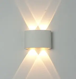 Personalizzazione del produttore applique di alta qualità su giù illuminazione Decor Updown impermeabile applique da parete a Led lampade da parete per esterni