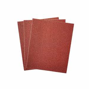 Papel esmeril - papel de tela metalizado, grano 180, ideal para acabados finos en madera y metal, flexible y resistente. - Product Image 1