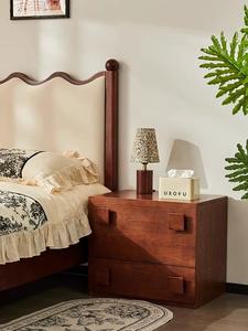 Gabinete Carmen de Estilo Moderno de Mediados de Siglo, Gabinete de Almacenamiento Lateral de Madera Sólida para Muebles del Hogar, Estilo Retro - Product Image 5