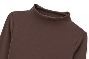 Femmes automne 2025 nouvelle mode et loisirs Joker <span class=keywords><strong>col</strong></span> haut mince bas chemise rétro femmes chic à manches longues <span class=keywords><strong>T</strong></span>-<span class=keywords><strong>shirt</strong></span> - Product Image 3