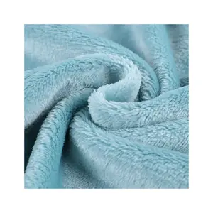 Delantex 100 Polyester 250gsm Zware Groothandel Flanel Liso Felpa Fleece Stof Voor Pyjama