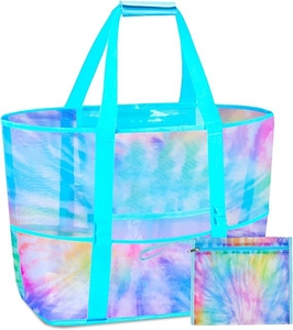 Bolsa de Playa Estilo Art Deco, Hecha a Mano, Abierta, con Patrón Tropical Bohemio, Venta al Por Mayor, Unisex, Compra en Línea, Mini Bolsas de Playa - Product Image 6