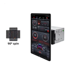 เครื่องเล่นดีวีดีติดรถยนต์ระบบแอนดรอยด์ขนาด 10.1 นิ้ว แบบ Double Din รองรับระบบนำทาง GPS หน้าจอสัมผัส หมุนได้อัตโนมัติ 90 องศา หน้าจอ 8Core รองรับ Carplay - Product Image 1