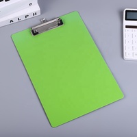 Porte-documents en plastique suspendable, plusieurs couleurs, clip standard, profil bas, clip métallique, format A4/lettre, pour étudiants, enseignants, employés de bureau
