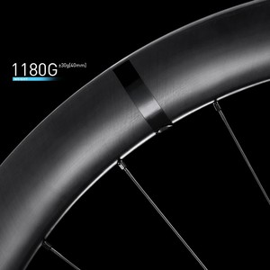Set di Ruote in Carbonio per Bici da Strada 1180g Ultraleggere Ceramica Tubeless Clincher Freno a Disco Mozzo a Cricchetto 60T Cerchi per Bicicletta - Product Image 3