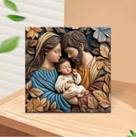 Nouvelle conception personnalisée : Tableau de la Nativité de Jésus-Christ, cadre classique, décoration de table