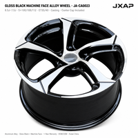 Jantes en alliage JXAP 15 16 17 pouces 5x112 5x108 5x100, finition usinée, en aluminium, compatibles avec VW Golf Audi A3 Ford Focus