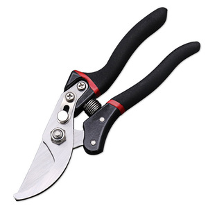 Tijeras de podar de alta resistencia de acero al carbono de 10 pulgadas, herramientas de jardinería con diseño de pico de pájaro en negro para ramas de árboles frutales y paisajismo. - Product Image 1