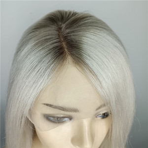 FACTORY 2025 Perruques de cheveux naturels vierges Remy russes, lisses et soyeuses, couleur plus foncée uniquement - Product Image 4