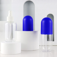 Prix d'usine en plastique PET 40ml 60ml 80ml 100ml Flacon pulvérisateur avec capuchon d'emballage