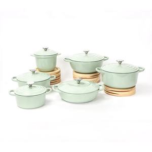 Vente en gros d'ustensiles de cuisine pour la cuisine émaillée Casserole en <span class=keywords><strong>fonte</strong></span> émaillée pour <span class=keywords><strong>cocotte</strong></span> en <span class=keywords><strong>fonte</strong></span> - Product Image 1