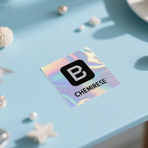 Per argento/oro codice di vetro cosmetici a prova di manomissione tracciabile personalizzato Die taglio ologramma adesivo per la protezione del marchio - Product Image 2