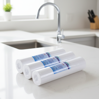 Cartouche filtrante en PP soufflé à chaud de 5, 10, 20, 30, 40 pouces pour système de filtration d'eau domestique