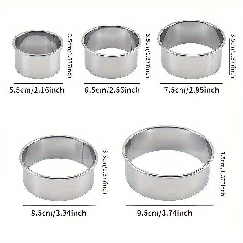 403 stainless steel round cutting die [5-piece set] bag