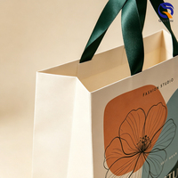 Tas Belanja Kertas Ramah Lingkungan dengan Cetak Logo Kustom, Laris untuk Penggunaan Toko Retail