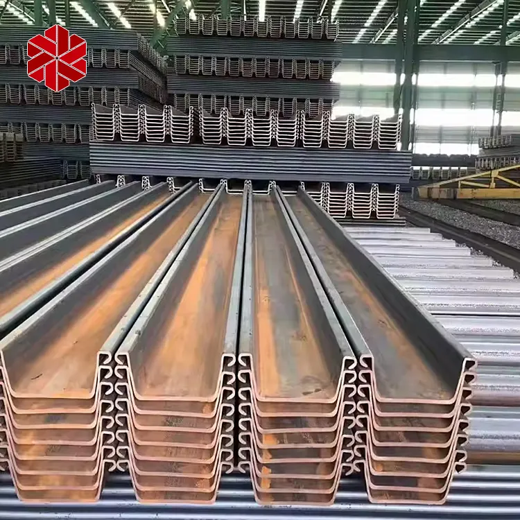Individuelles Stahlblech-Stapel 6/9/12m Stahlprofil GB JIS EN Kohlenstoffstahl Fabrik-Anpassung