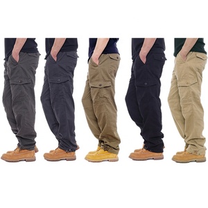 <span class=keywords><strong>Pantalon</strong></span> cargo décontracté pour <span class=keywords><strong>homme</strong></span> <span class=keywords><strong>avec</strong></span> <span class=keywords><strong>taille</strong></span> élastique jambe cordon multi-poches portable pour l'extérieur pour la mode quotidienne de la rue vente en gros - Product Image 2