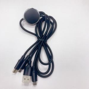 Cable de Carga USB 3 en 1 con Luz, Carga Rápida de 20W, Cable de Carga Multifuncional con Logotipo Personalizado - Product Image 4