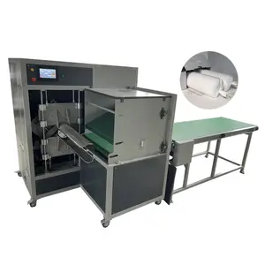 Automatic Packing Machine Suppliers Quilt Type Compression Roll Auto Packaging Compress Making Pressing