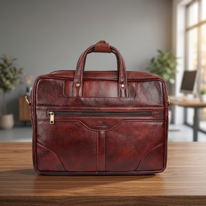 Premium Leather <b>Laptop</b> Tote <b>Bag</b> With Elegant Design Spacious Storage <b>For</b> Office Professionals Business Commute And <b>Travel</b> Use - Product Image 2
