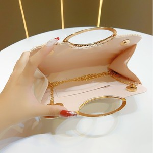 New Pleated <b>Square</b> Shape Polyester Evening Handbag Fashion Elegant Fine Flash Tanjing - Product Image 3