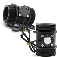 Sensor Aliran Air Plastik 1-1/2" 2" DN40 DN50 Katup Solenoid Digunakan untuk Mengontrol Pengukur Laju Aliran