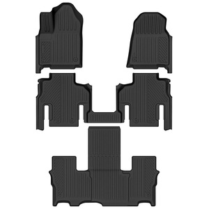 Alfombrillas de Coche 3D TPE, Juego Completo, para Jeep Wrangler/Grand Wagoneer <span class=keywords><strong>L</strong></span> 22-25, 7 Plazas, Impermeables, Antideslizantes, Inodoras - Product Image 1