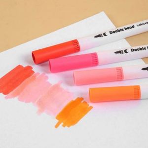 Juego de Marcadores de Doble Punta, Marcadores de Arte de Colores, 100 Colores, Pincel de Acuarela, Pintura No Borrable - Product Image 3