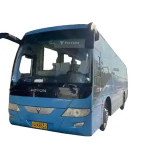 Second Hand Foton Coaches Bus 47 Seater Rear Engine Euro 3 Inner City Passenger Bus on sale