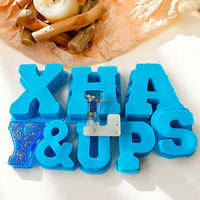 Ensemble de 26 moules en silicone pour lettres capitales, moule en résine époxy pour bougies DIY, alphabet pour fête d'anniversaire, demande en mariage, décoration de mariage