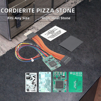 Pierre à pizza en cordiérite facile à utiliser, style moderne, de bonne qualité, conviviale, design populaire, pierre de four en cordiérite