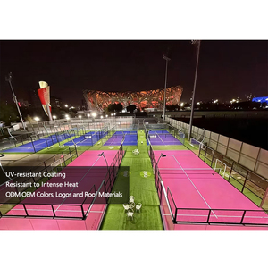 Cancha de Pádel de Bajo Mantenimiento, Costo de Construcción de una Cancha de Pádel, Cancha de Pádel Interior Panorámica - Product Image 1