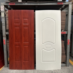 Revestimento de Porta em Melamina com 2 Painéis, Superfície Lisa, Revestimento de Porta Interior à Prova d'Água para Casas, Alta Densidade, Melhor Qualidade - Product Image 3