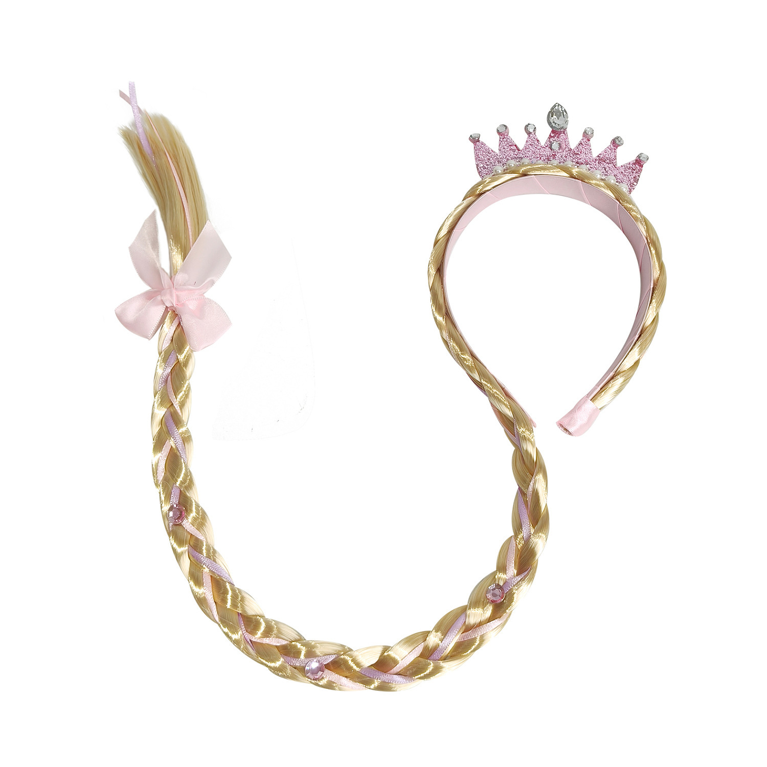 Rapunzel crown-style pink