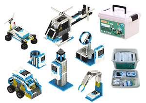 Kit de Robot Programmable par Scratch pour Enfants de 7 à 12 Ans, Jeu Éducatif STEM, Jouet Scientifique, Blocs de Construction Hexagonaux, Jouets DIY - Product Image 1